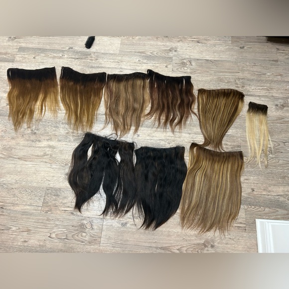 Lot of hand tied hair extensions— JZ styles, Laced, Intertwined, Habit - Picture 1 of 8